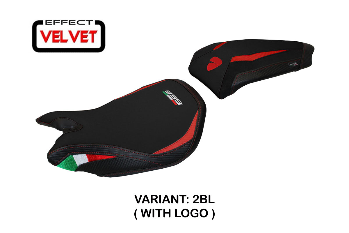 Ducati Panigale 959 2016-2018 Funda Asiento Tappezzeria Italia TPZ en Negro