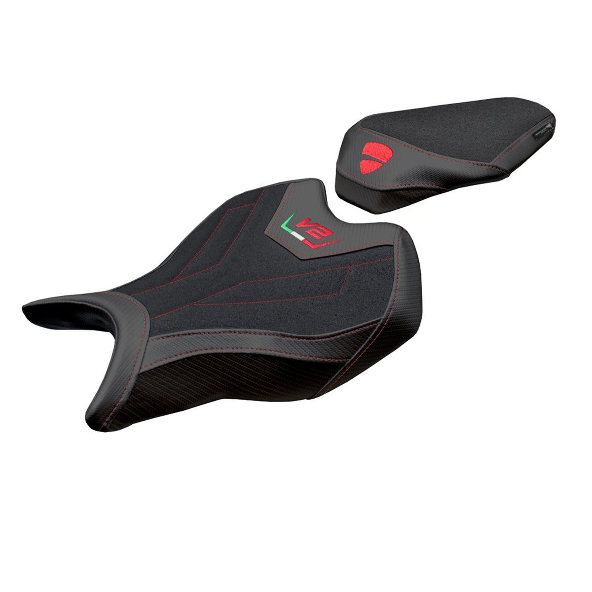 Funda Asiento Ducati Panigale V2 2025 Tappezzeria Italia TPZ Ultragrip Negro