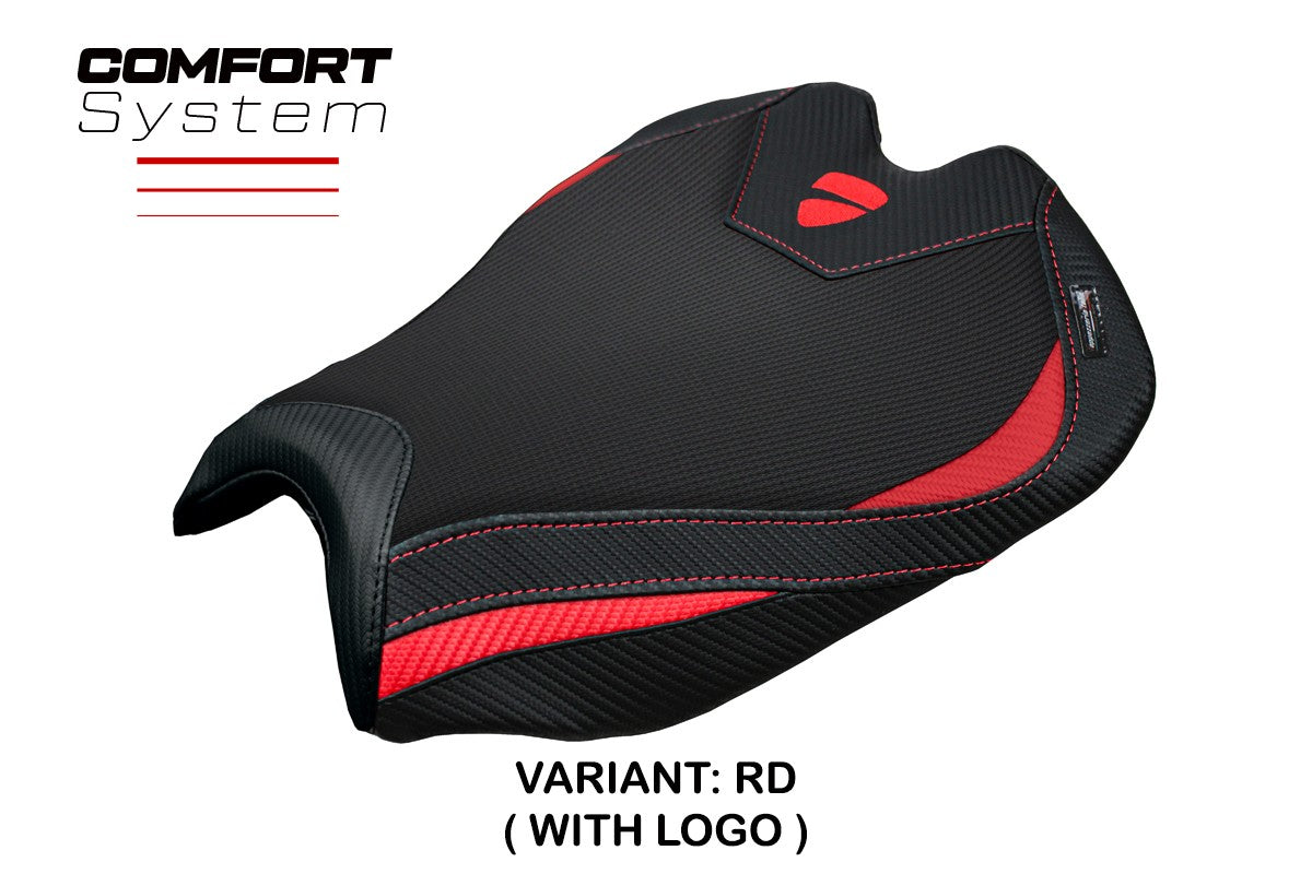 Ducati streetfighter V4 2025-2026 Seat Cover Tappezzeria Italia TPZ Comfort Red Black