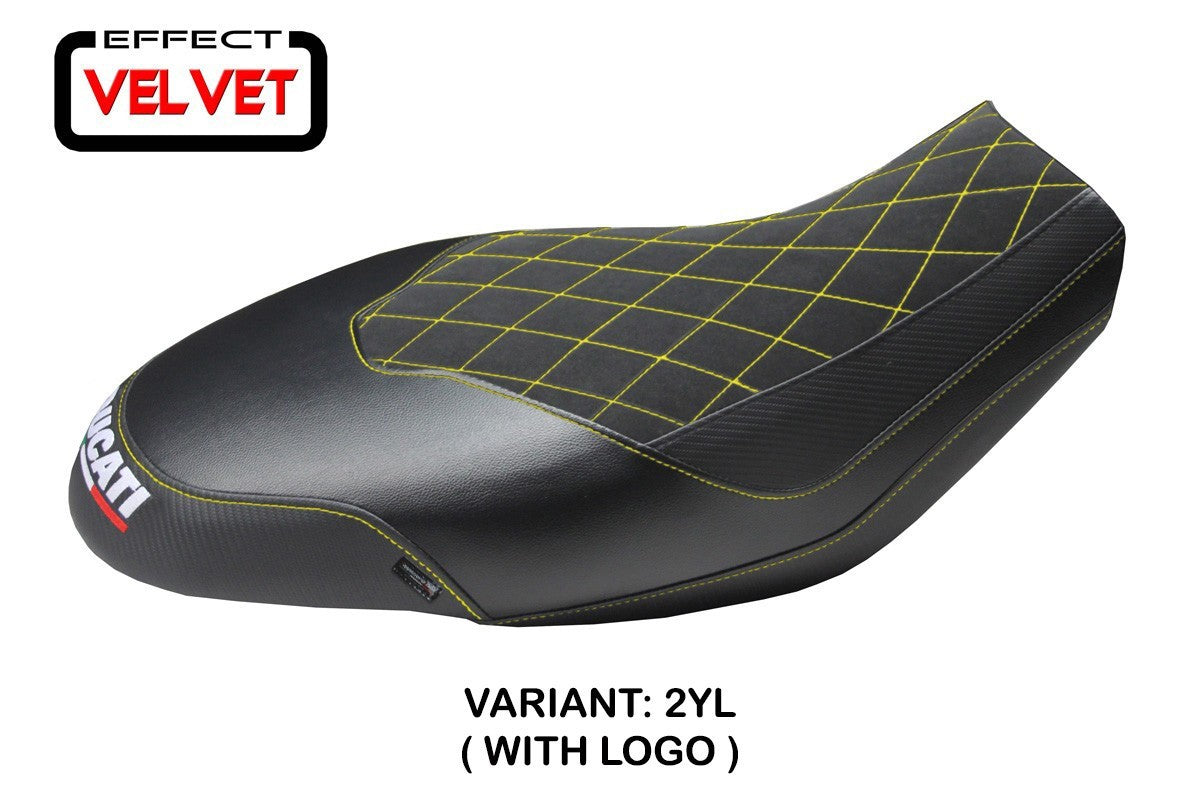 Ducati Scrambler 400 800 1100 2015-2024 Seat Cover TPZ Italia Velvet Yellow