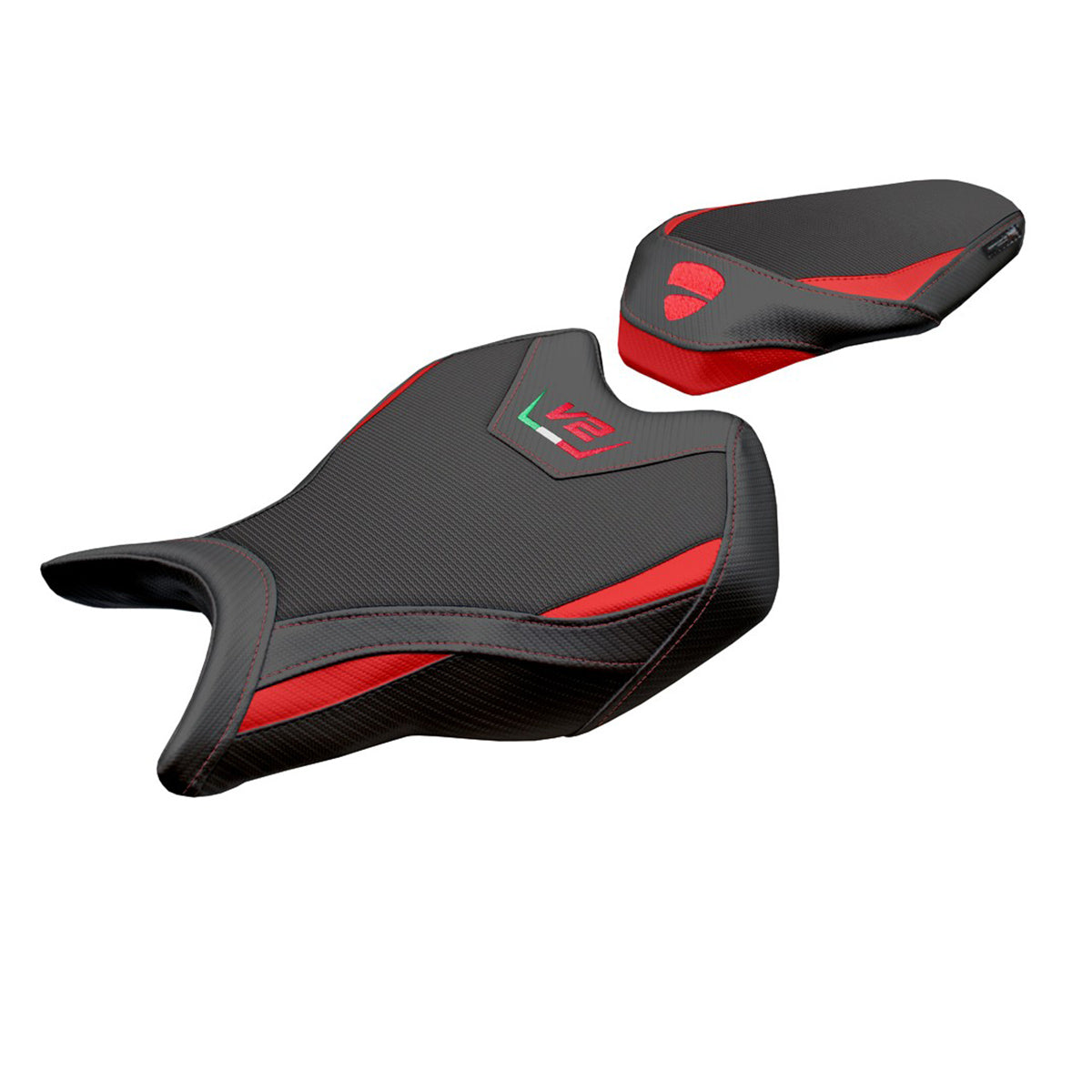 Ducati Streetfighter V2 2025 Seat Cover Tappezzeria Italia TPZ Comfort Red Black
