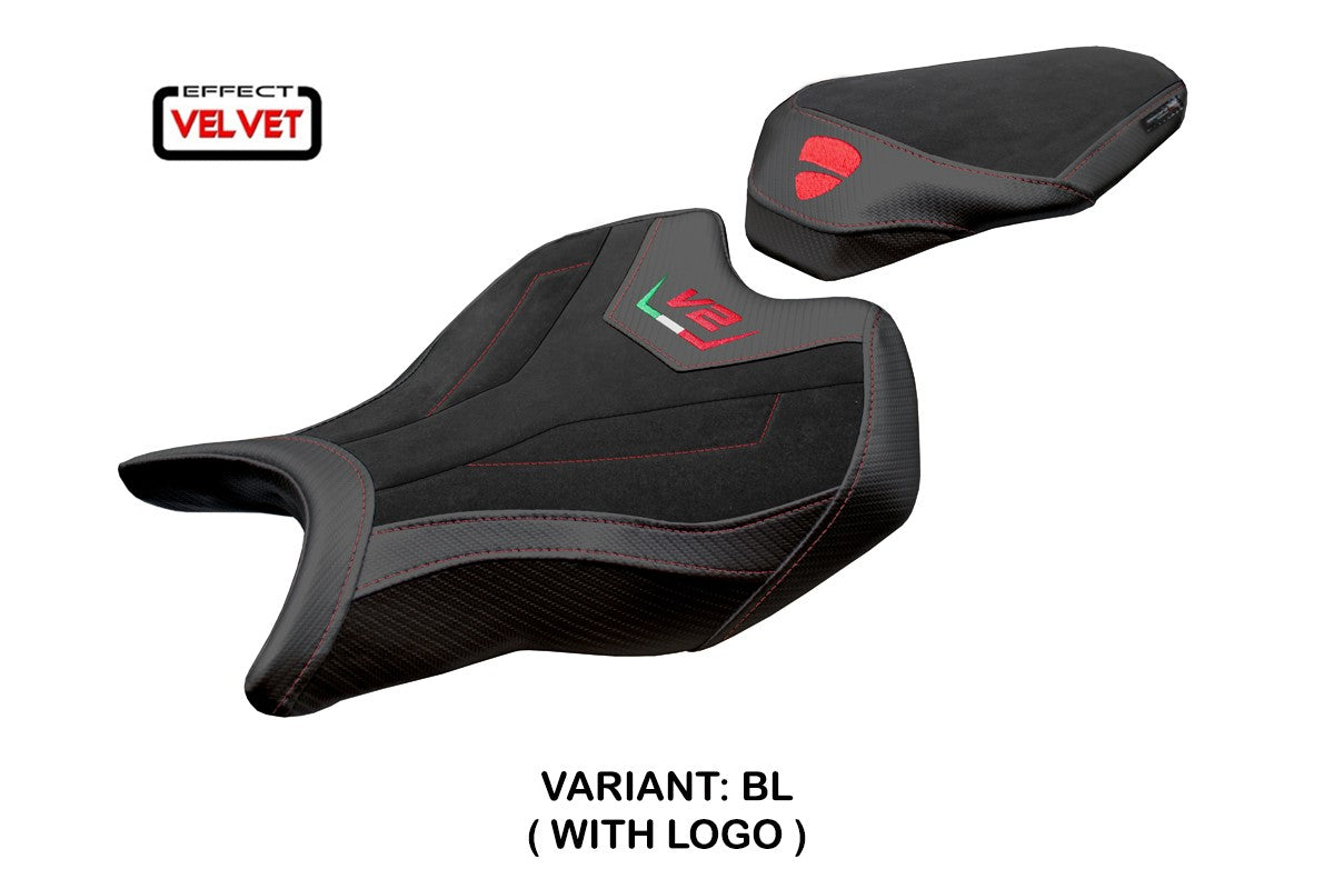 Ducati Streetfighter V2 2025-2026 Seat Cover Tappezzeria Italia TPZ Velvet Black