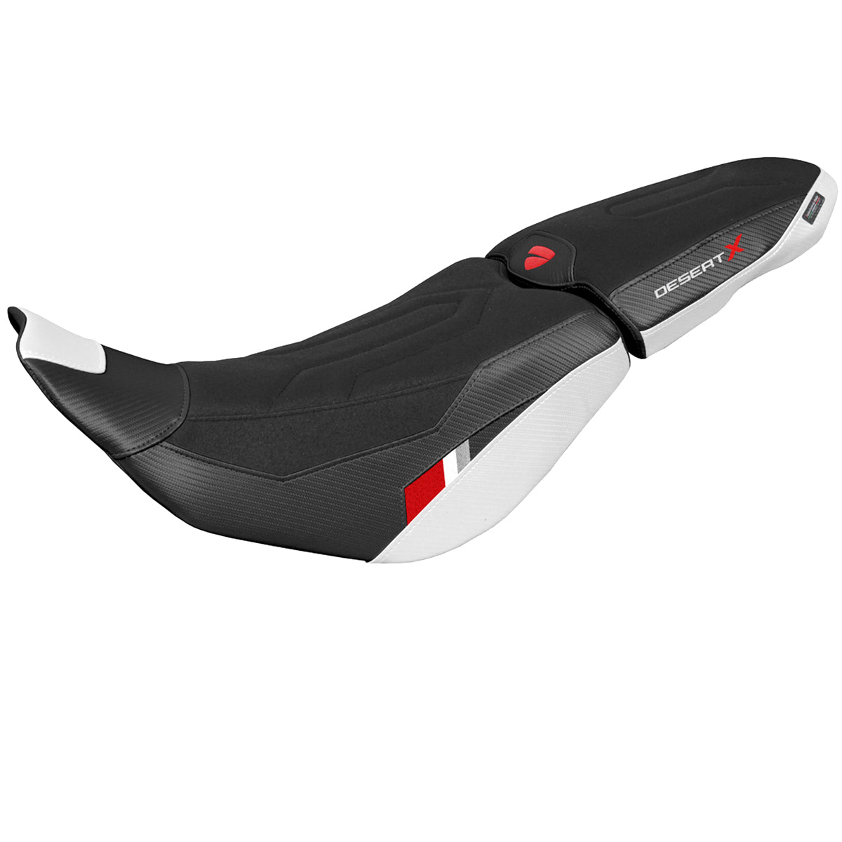 Ducati Desert X 2022-2025 Seat Cover Tappezzeria Italia TPZ in Thar Comfort Ultragrip White