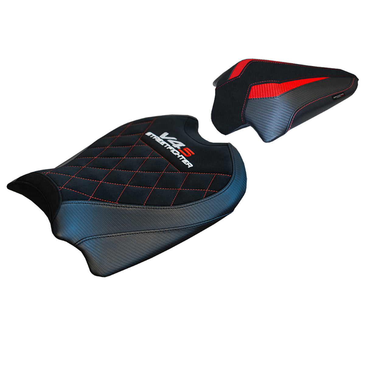 Ducati Streetfighter V4 S 2020-2024 Seat Cover Tappezzeria Italia TPZ in Velvet Black Diamond