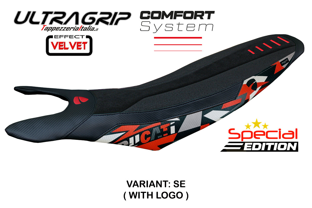Ducati Hypermotard 698 2024-2025 Seat Cover Tappezzeria Italia TPZ Comfort Ultragrip Special Ed.