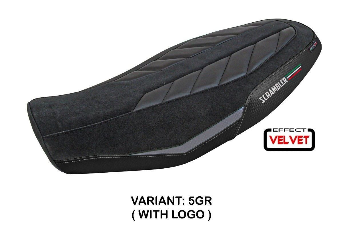 Ducati Scrambler 800 2023-2026 Seat Cover TPZ Italia Grey Black
