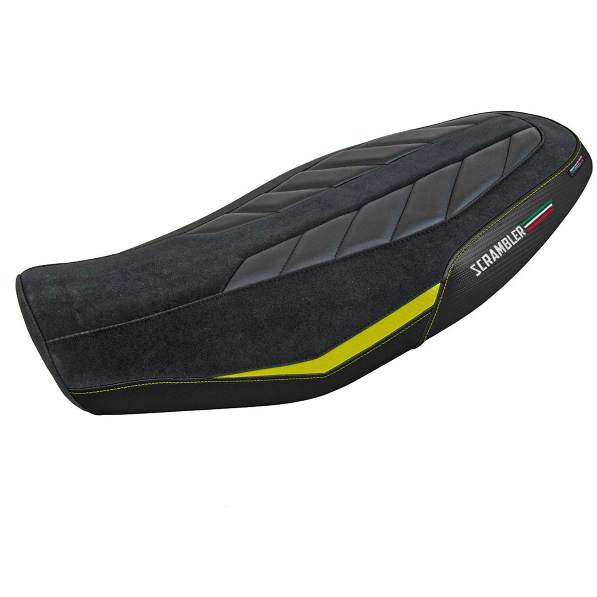 Ducati Scrambler 800 2023-2026 Seat Cover TPZ Italia Yellow Black
