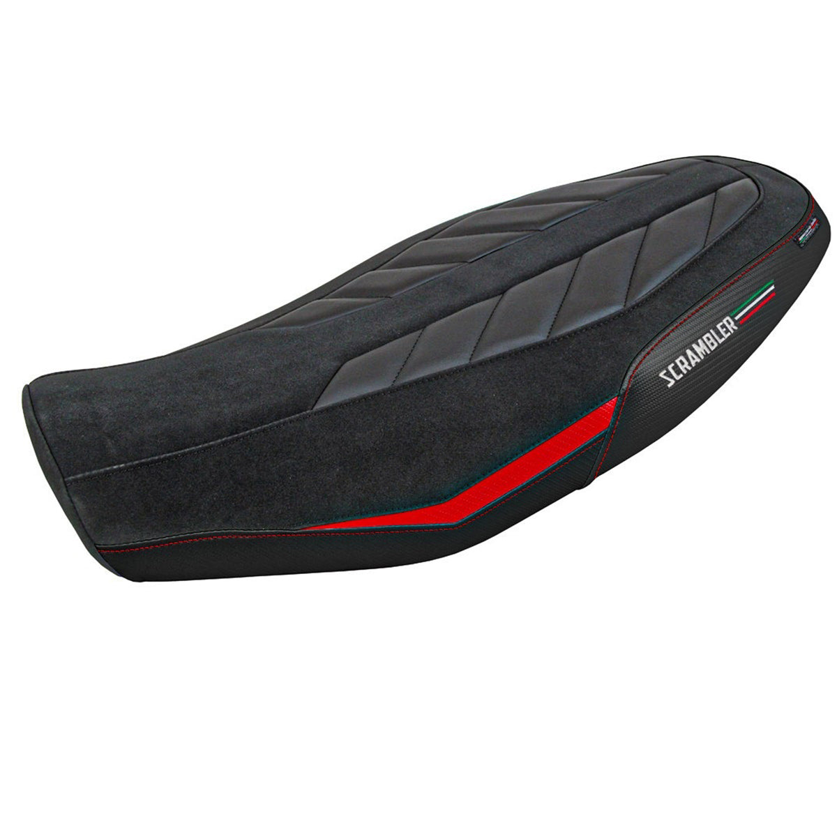 Ducati Scrambler 800 2023-2026 Seat Cover TPZ Italia Comfort Red Black