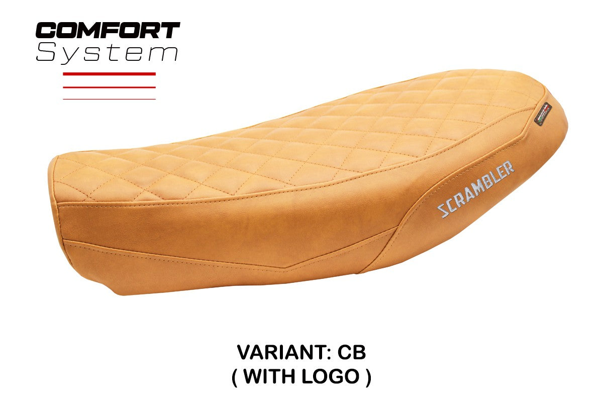 Ducati Scrambler Urban Motard 2022-2024 Seat Cover Tappezzeria Italia TPZ Comfort Camel