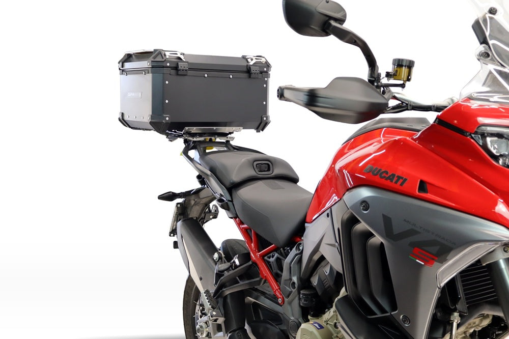 Ducati Multistrada V4 / V4S 2025-2026 GPR Tech 55L Aluminum Top Case, Black with Mounting Plate - photo 3