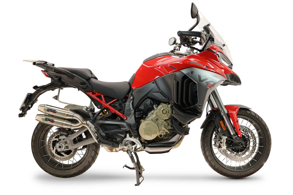 Ducati Multistrada V4 V4S 2025-2026 Exhaust GPR Double Slip-on Deeptone Duplex