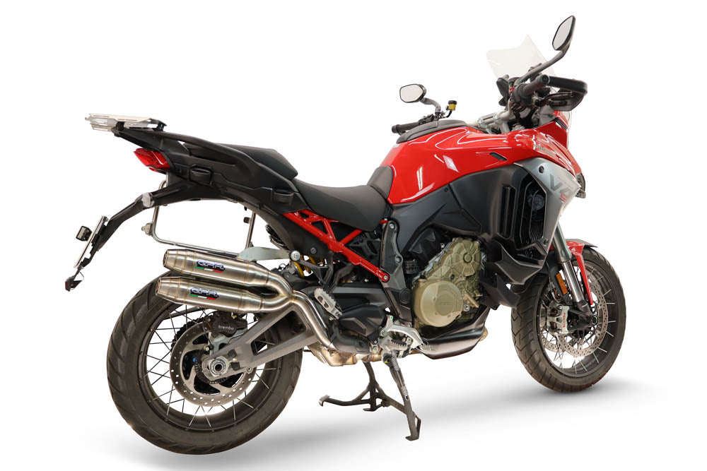 Ducati Multistrada V4 V4S 2025-2026 Exhaust GPR Double Slip-on Deeptone Duplex