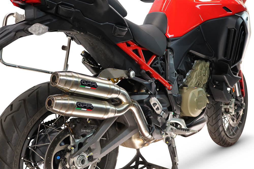 Ducati Multistrada V4 V4S 2025-2026 Exhaust GPR Double Slip-on Deeptone Duplex