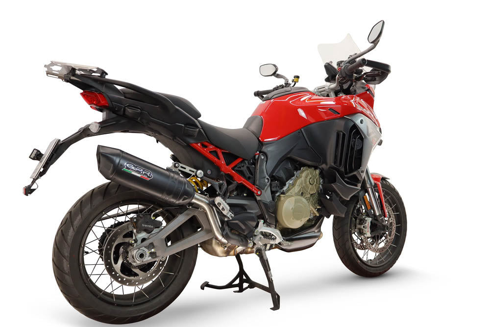 Ducati Multistrada V4 V4S 2025-2026 Exhaust GPR Slip-on Furore-X Titanio Nero