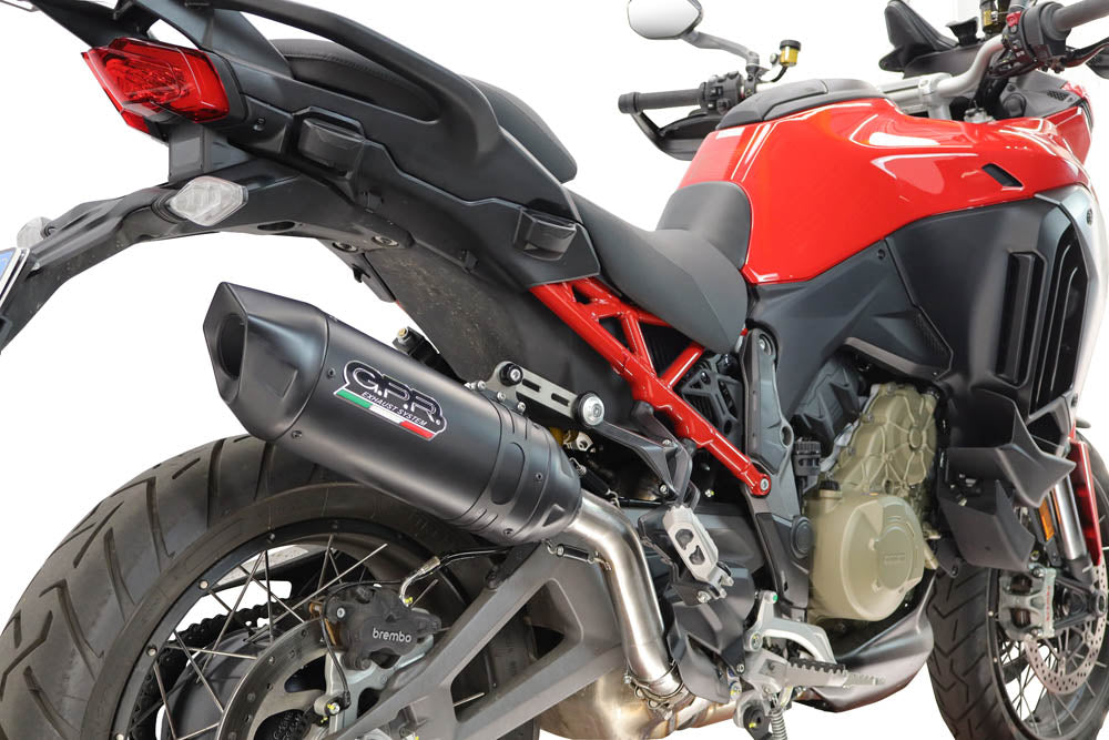 Ducati Multistrada V4 V4S 2025-2026 Exhaust GPR Slip-on Furore-X Titanio Nero