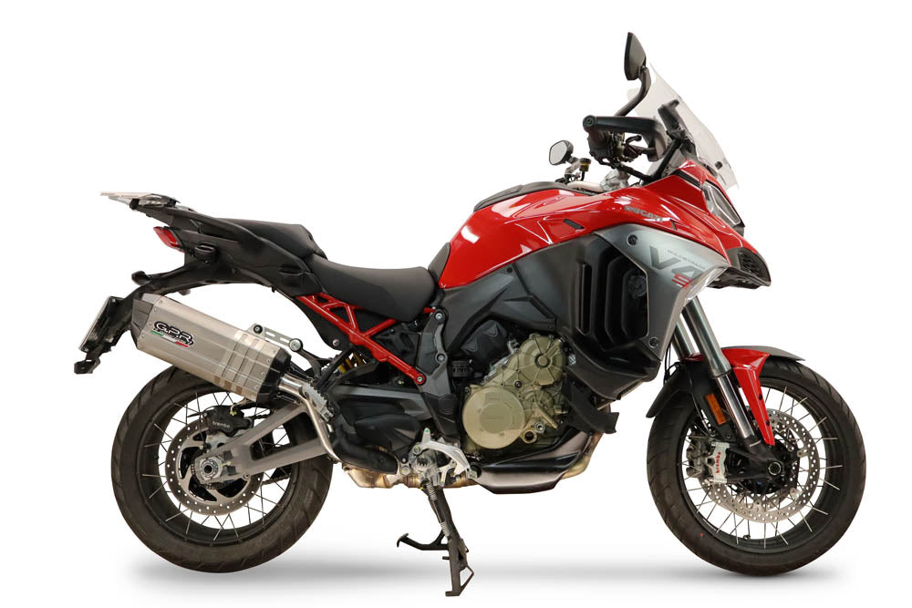 Ducati Multistrada V4 V4S 2025-2026 Exhaust GPR Slip-on Hyper Sonic Titanium