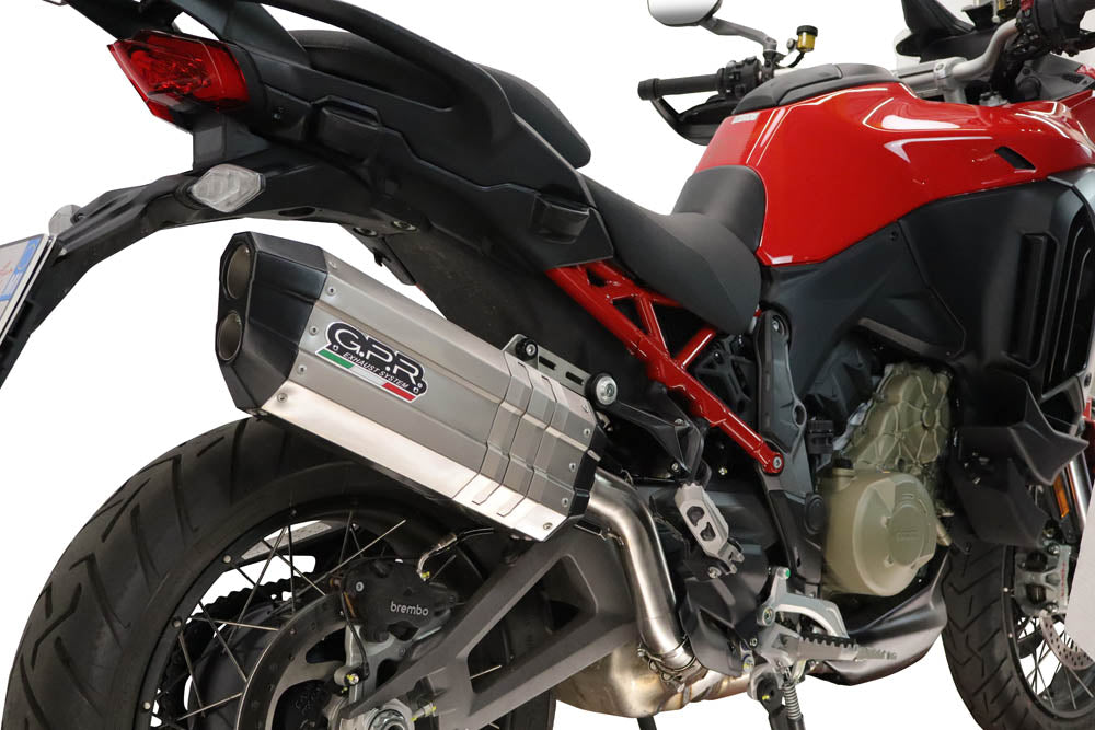 Ducati Multistrada V4 V4S 2025-2026 Exhaust GPR Slip-on Hyper Sonic Titanium