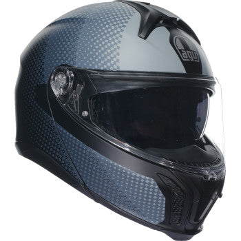 AGV Tourmodular Motorcycle Helmet - Textour - Matte Black/Gray - Small 211251F2OY100S