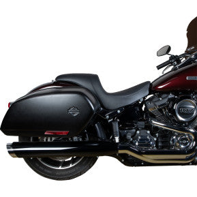 Asiento Predator de DRAG SPECIALTIES - Liso - Vinilo - FLSB/FXLR '18-'23 0802-1516