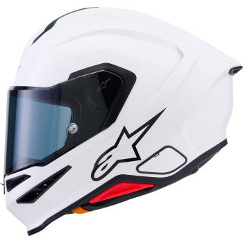 ALPINESTARS Supertech R7 Helmet - 22.06 - Solid - Gloss White - Large 8202126-2180-L