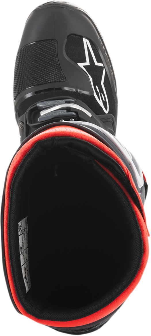 Botas de enduro ALPINESTARS Tech 7 - Negro/Gris - Talla 14 (EE. UU.) 2012114113314