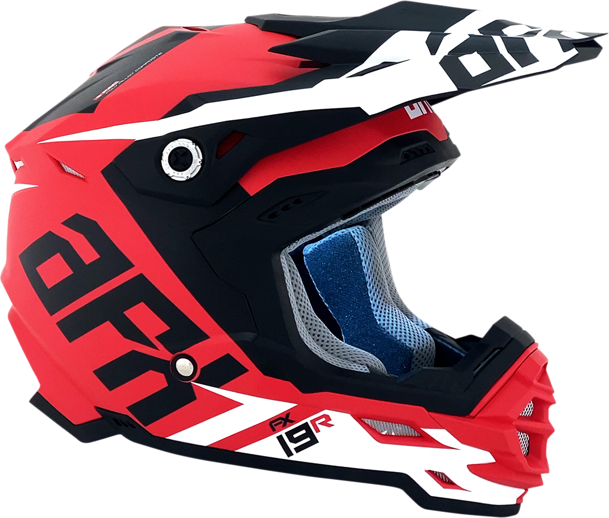 Casco de moto AFX FX-19R - Racing - Rojo mate - XL 0110-7066