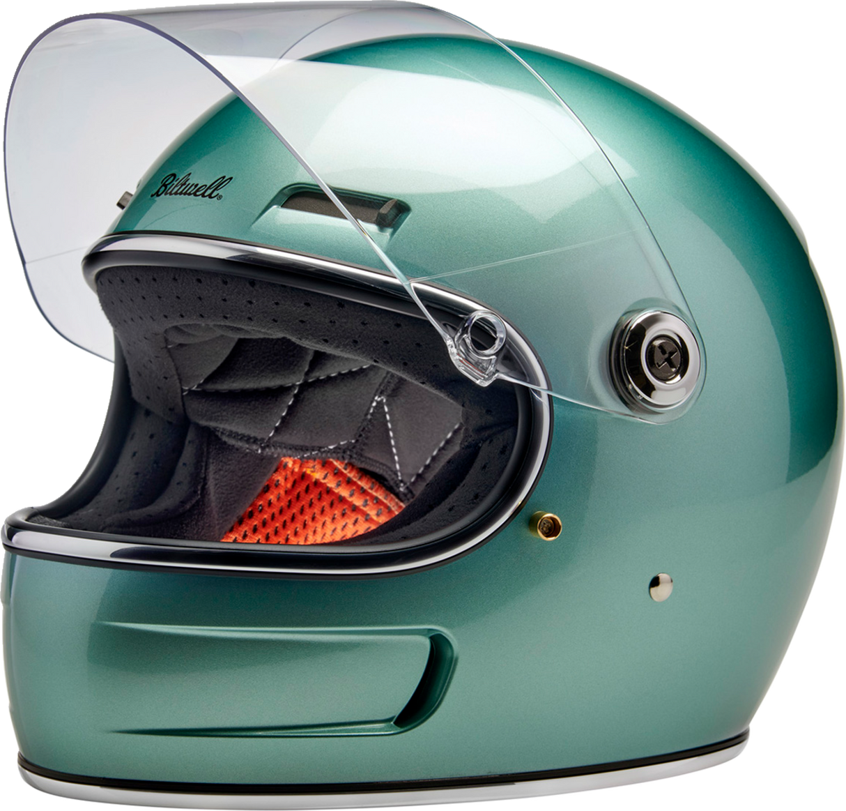 BILTWELL Gringo SV Helmet - Metallic Seafoam Green - Large 1006-313-504