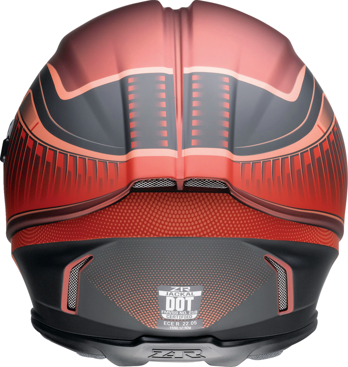 Casco de moto Z1R Jackal - Dark Matter - Rojo - 3XL 0101-14854