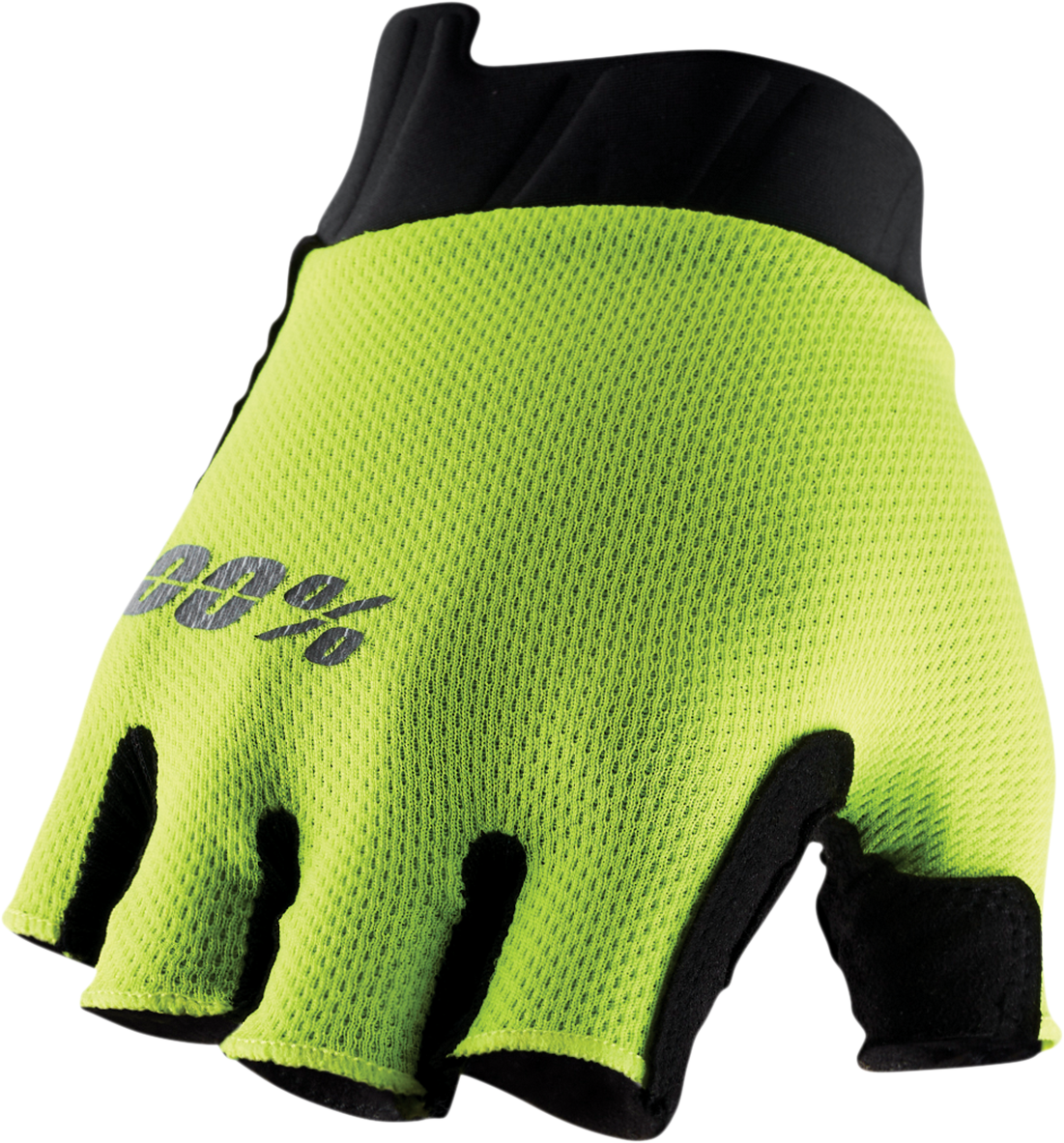 Guantes cortos 100% Exceeda - Amarillo fluorescente - XL 10024-00008