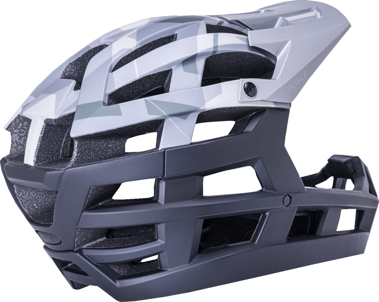 Casco de bicicleta KALI Invader 2.0 - Camuflaje - Gris/Negro - L-2XL 0221821217