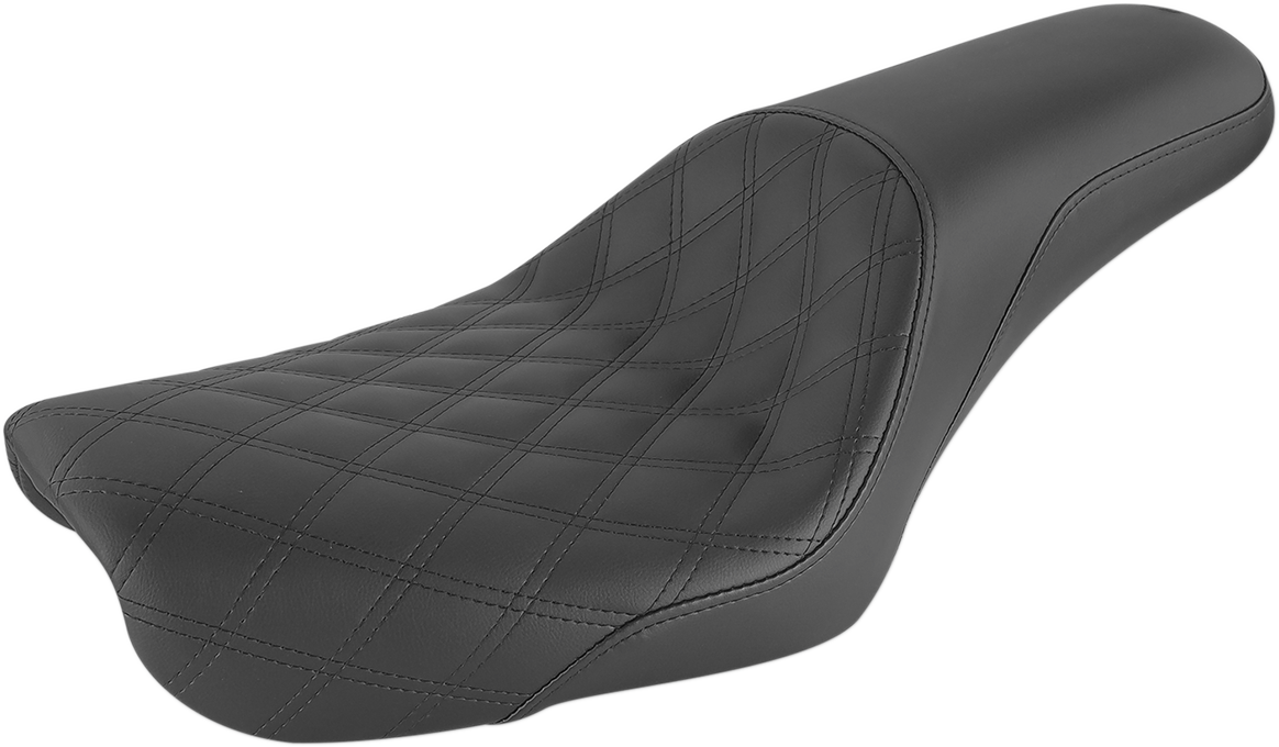 Asiento SADDLEMEN Profiler - Delantero enrejado/Trasero liso - Negro - FXD '04-'05 804-04-149