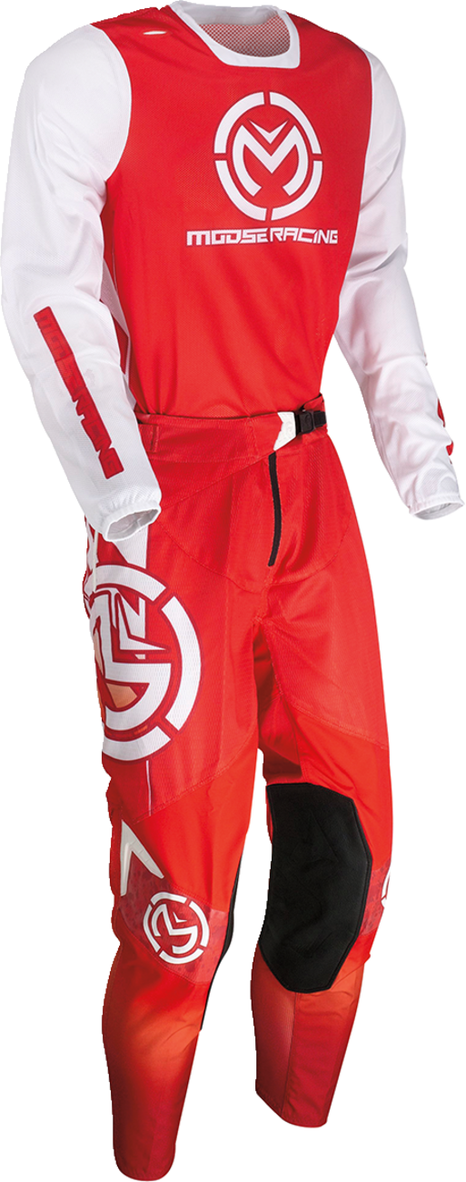Pantalones MOOSE RACING Sahara - Rojo/Blanco - 28 2901-10715