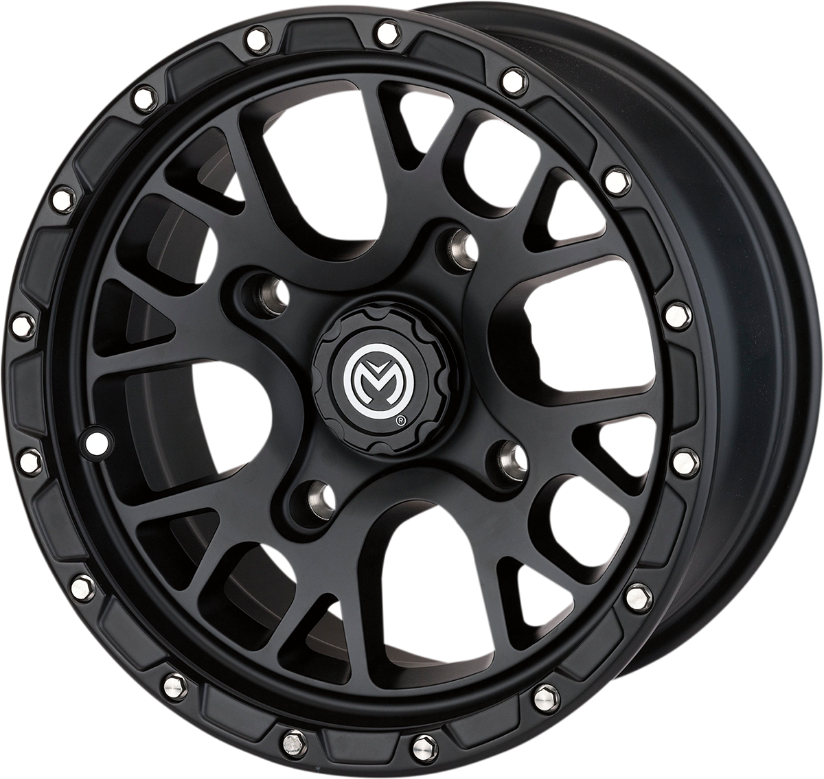 Rueda MOOSE UTILITY - 545X - Delantera/Trasera - Negra - 15x7 - 4/156 - 4+3 545MO157156SB44