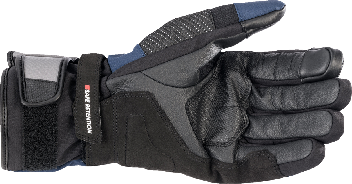 Guantes ALPINESTARS Andes V3 Drystar® - Negro/Azul Oscuro - Mediano 3527521-1267-M
