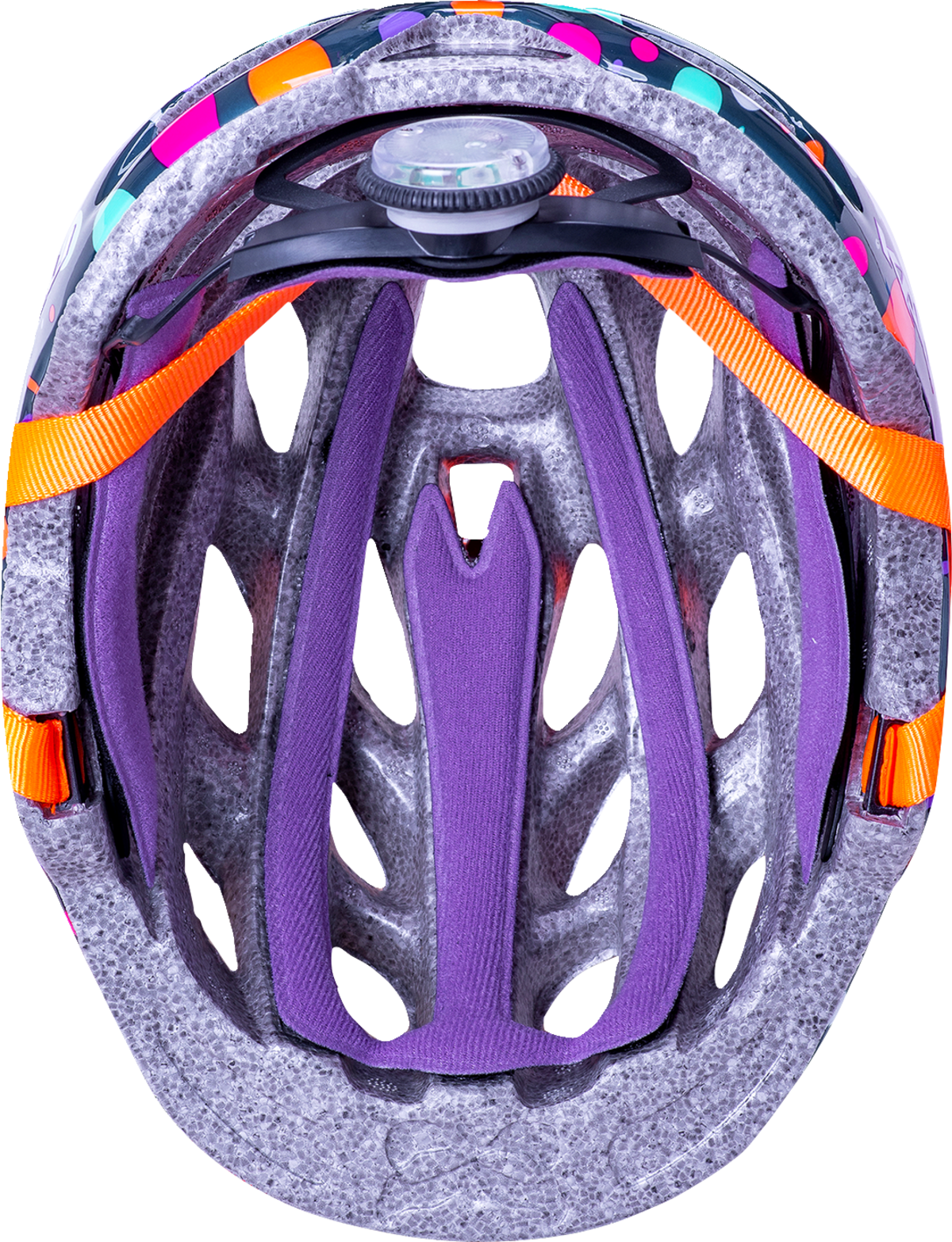 Casco de bicicleta iluminado KALI Chakra para niños - Confeti - Verde azulado brillante - Pequeño 0221022135