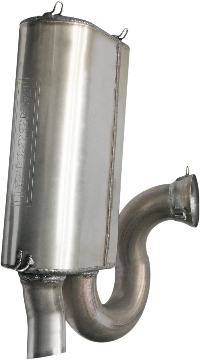 BASSANI XHAUST Muffler - Stainless Steel - Slingshot Polaris Slingshot 6S17