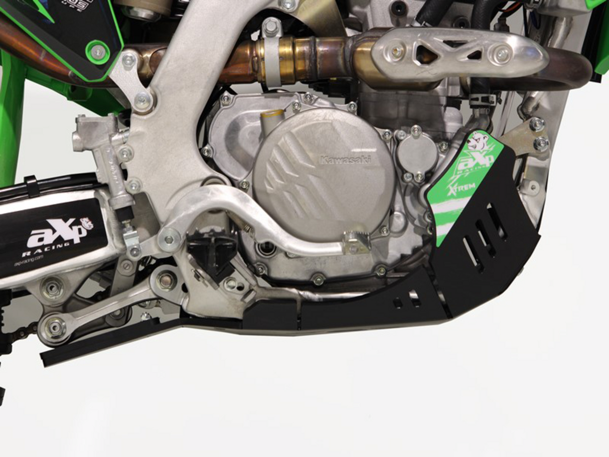 Placa de protección AXP RACING Xtrem - Negra - Kawasaki - KX 250/250X AX1675
