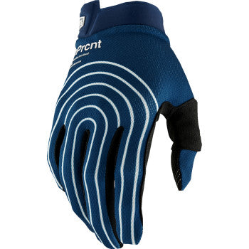 Guantes 100% iTrack - Rewind Navy - Medianos 10008-00051