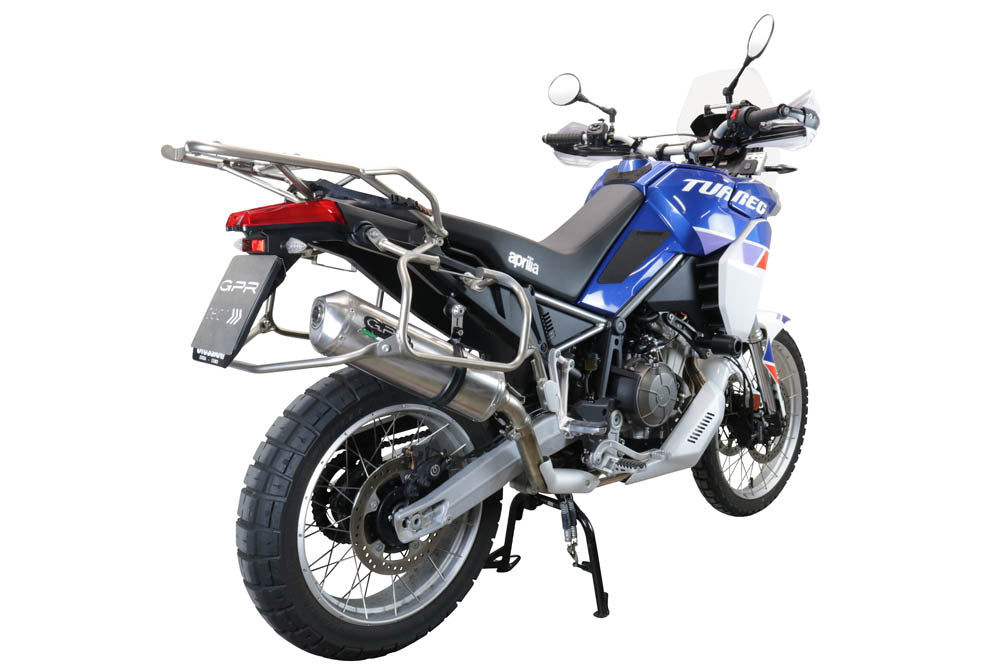 Aprilia Tuareg 660 2021-2024 Exhaust GPR Slip-on Satinox