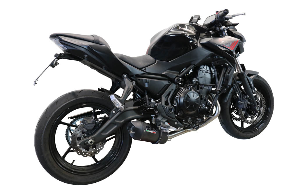 Kawasaki Z650 2017-2020 Exhaust GPR Full System Furore Evo4 Nero