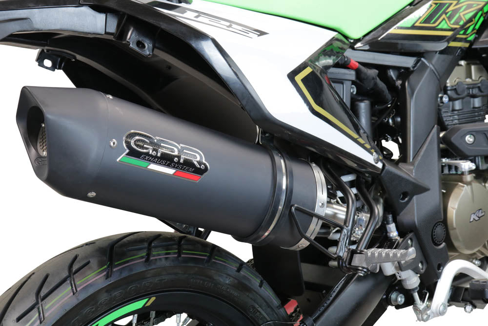Kl KXE 125 2022-2023 Exhaust GPR Slip-on Furore Evo4 Nero