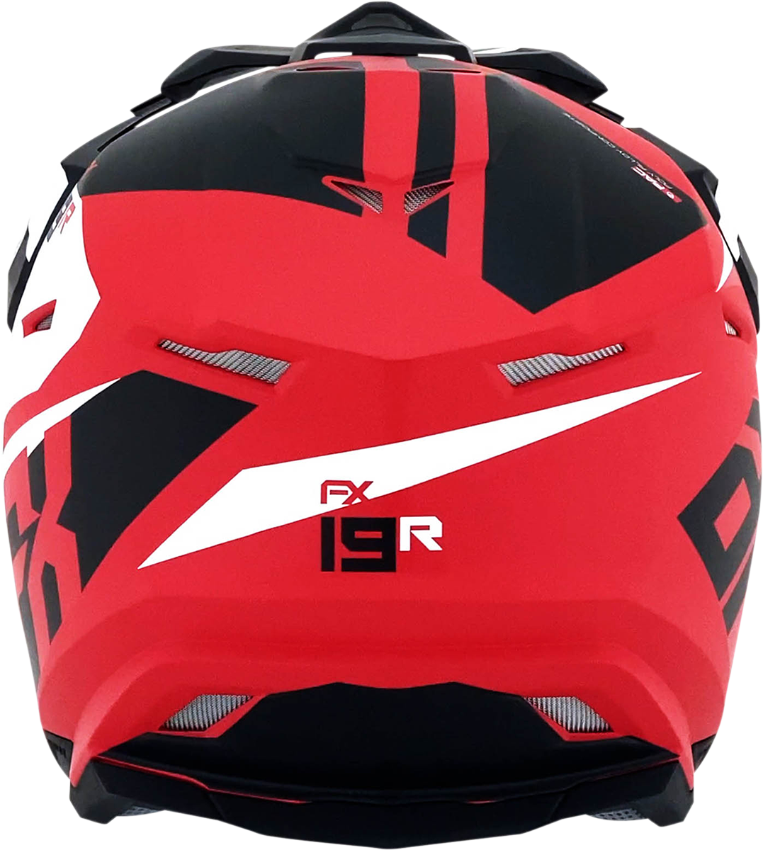 Casco de moto AFX FX-19R - Racing - Rojo mate - XL 0110-7066
