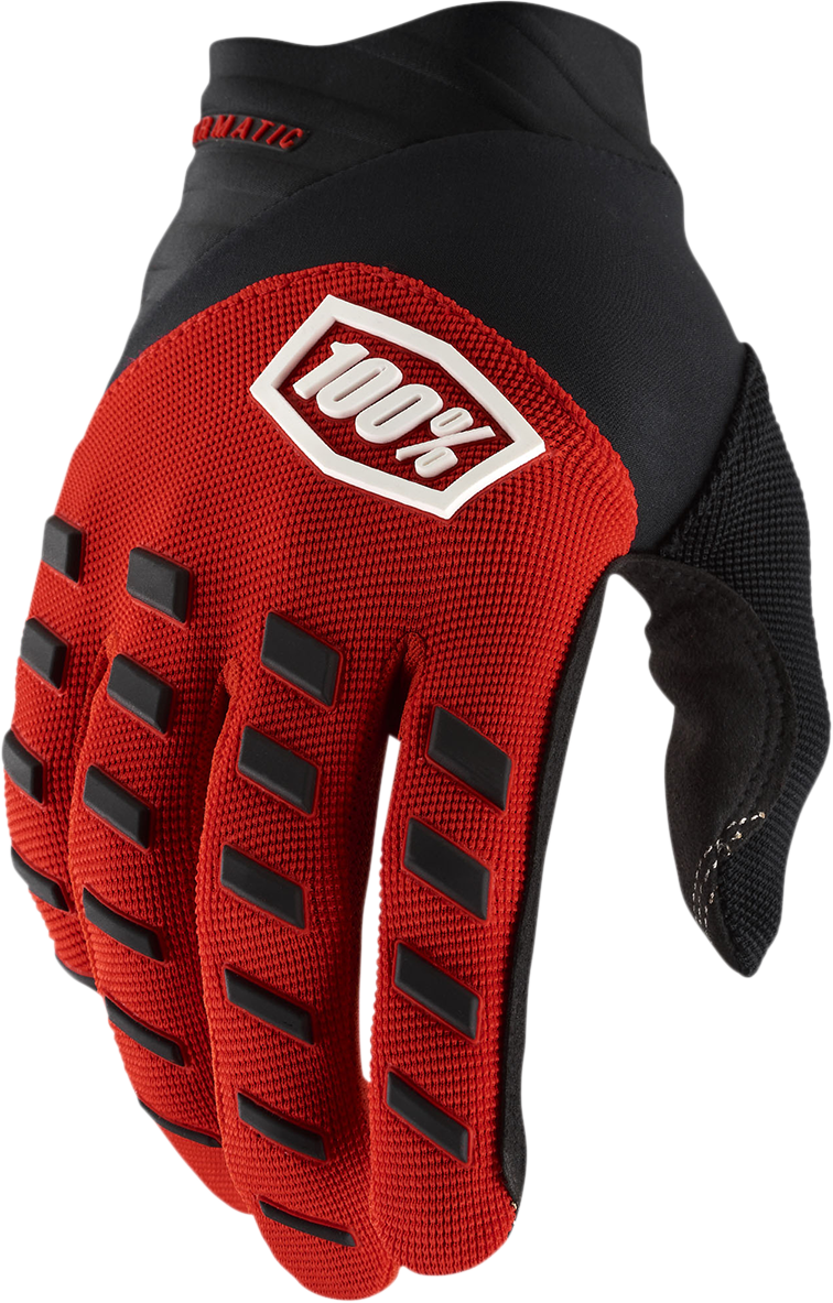 Guantes 100% Airmatic - Rojo/Negro - Mediano 10000-00026
