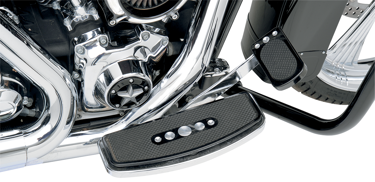 Pastilla de pedal de freno DRAG SPECIALTIES - Negra 1610-0195