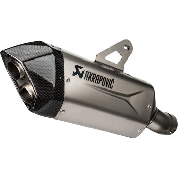 Escape BMW R1300GS 2024-2025, silenciador Akrapovic Slip-On en titanio y fibra de carbono S-B13SO4-HJGT
