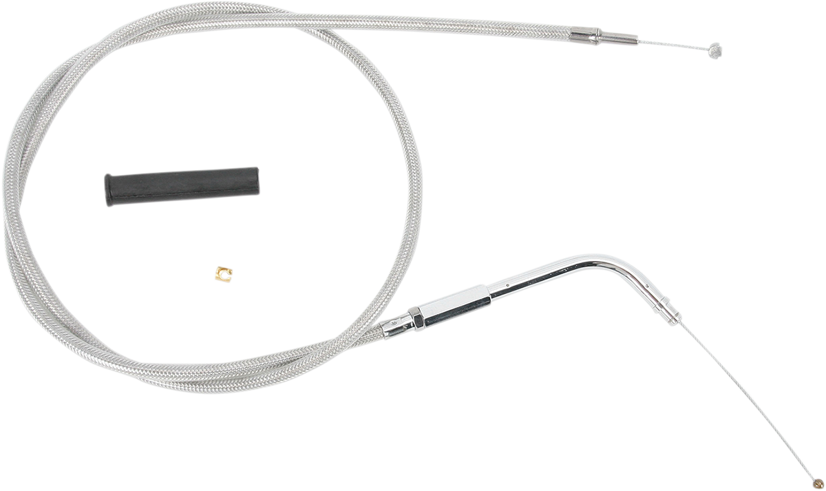Cable de ralentí DRAG SPECIALTIES - 32-1/2" - Trenzado 5340100B