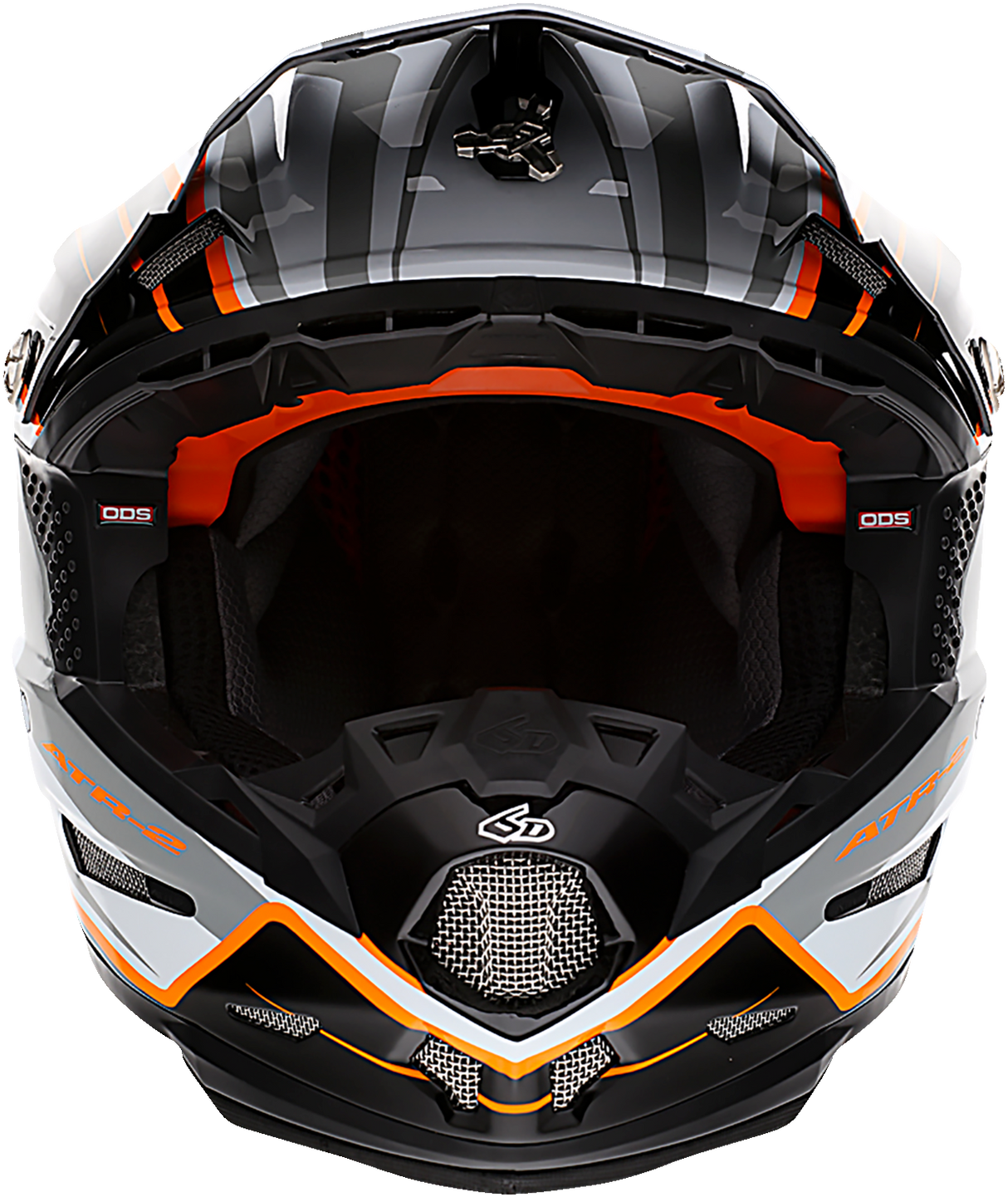 Casco de motocicleta 6D ATR-2 - Phase - Blanco/Naranja - XS 12-2824