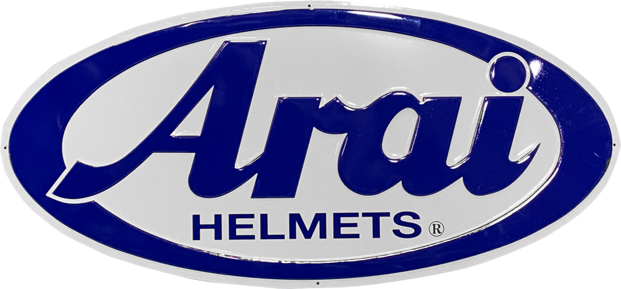 Letrero de concesionario ARAI - Metal 121497