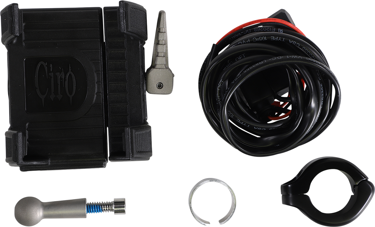 Soporte CIRO Premium con cargador - Montaje negro 50213