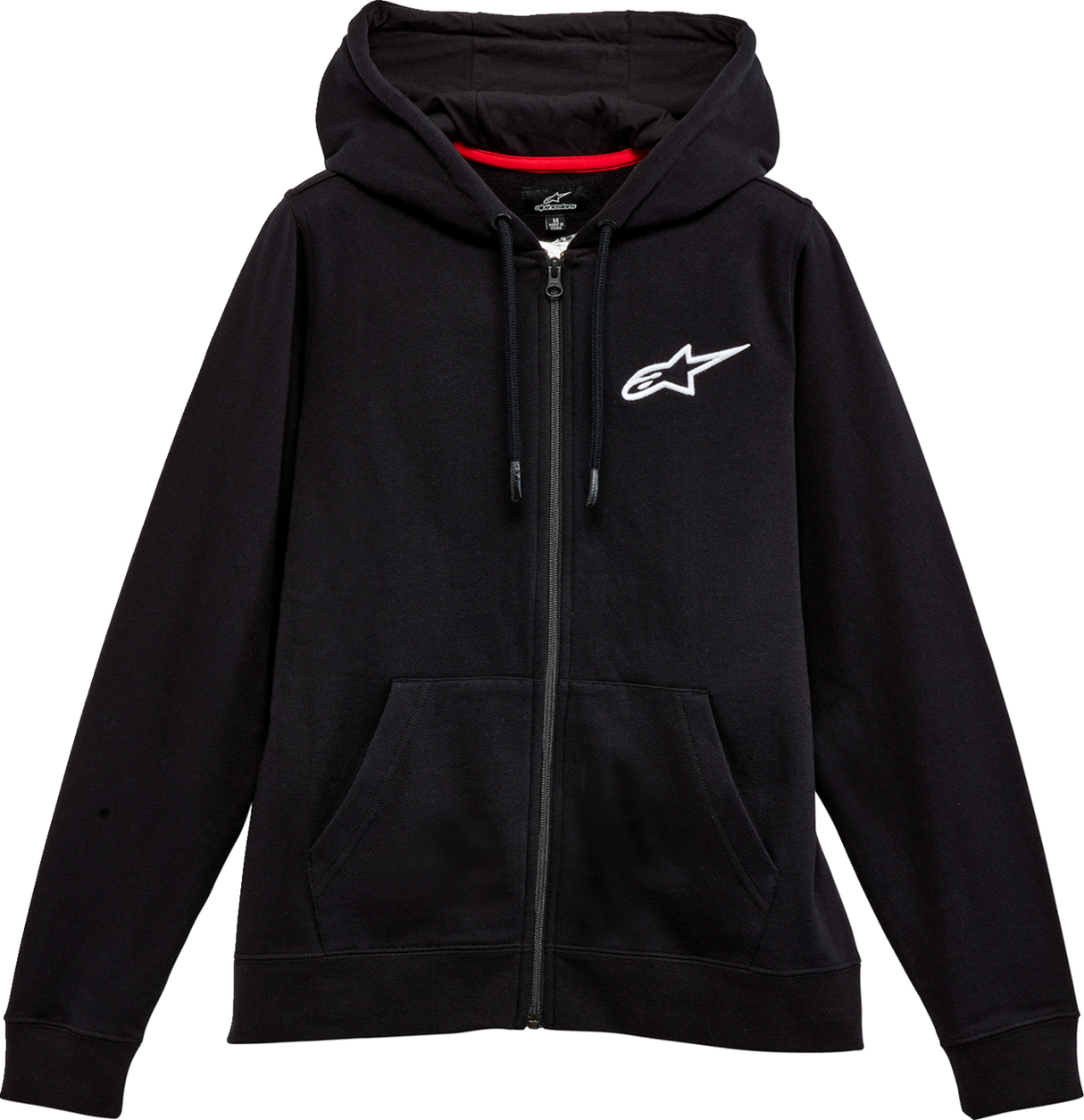 Sudadera con capucha y cremallera Ageless para mujer de ALPINESTARS - Negro/Blanco - XL 1232518001020XL
